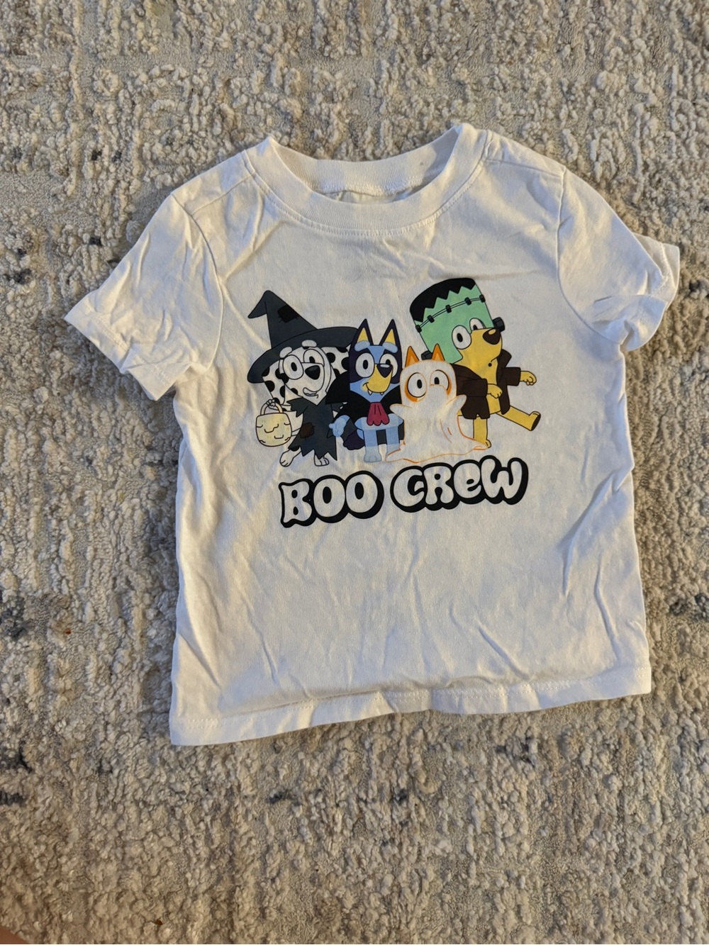 Kids White 'Boo Crew' Halloween Graphic Tee
